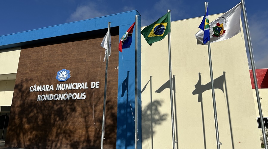 Imagem: IMG 9246 Câmara Municipal de Rondonópolis realiza “Ação Por Elas” com serviços gratuitos nas feiras fachada da Câmara Municipal