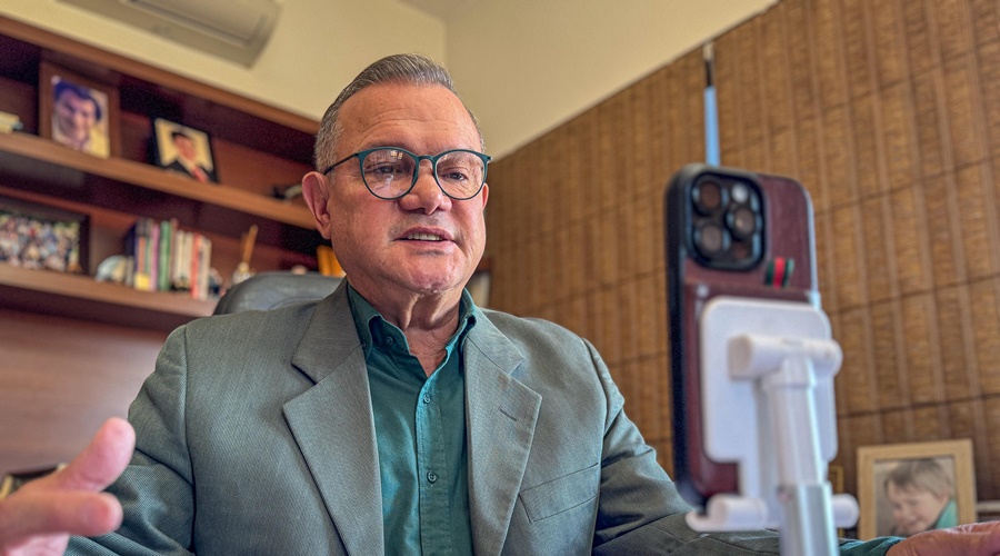 Imagem: fagundes Cláudio Ferreira reforça aliança com Mauro Mendes e lança maior pacote de obras em Rondonópolis