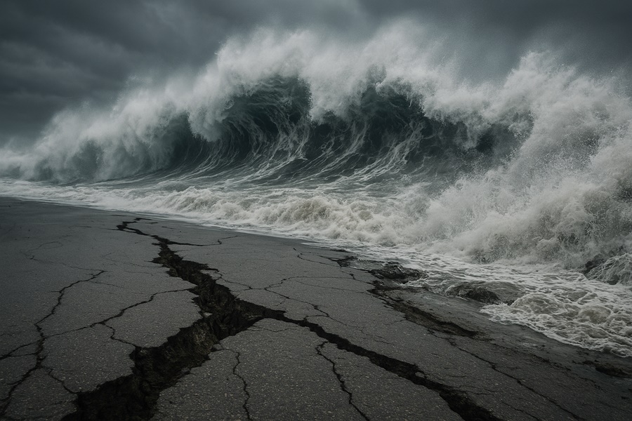 Imagem: TERREMOTO TSUNAMI Terremoto de magnitude 7,3 é registrado no México; há alerta de tsunami
