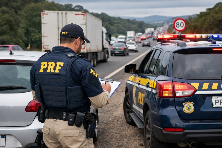 Imagem: Fiscalizacao PRF PRF em Mato Grosso divulga Balanço Operacional de 2025