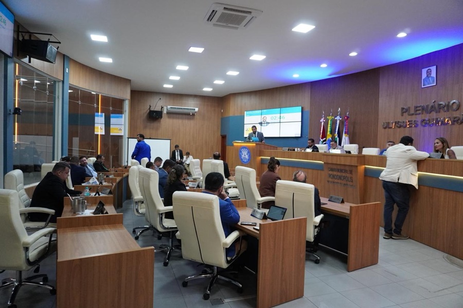 Imagem: Camara Municipal Em retorno às atividades, Câmara aprova RGA de 4,5% aos servidores municipais