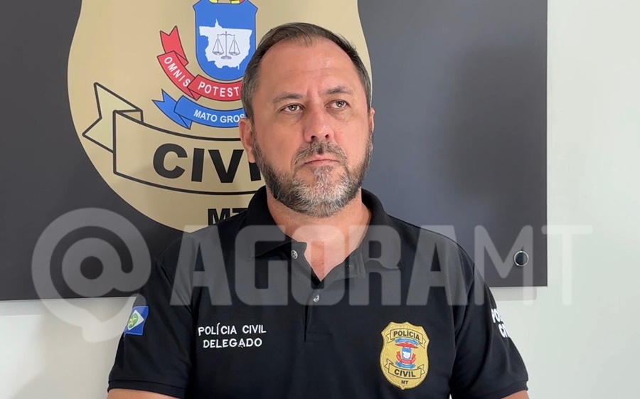 Imagem: Delegado Joao Paulo Praisner Polícia Civil prende suspeitos de latrocínio de homem encontrado no bairro Jardim Taiti