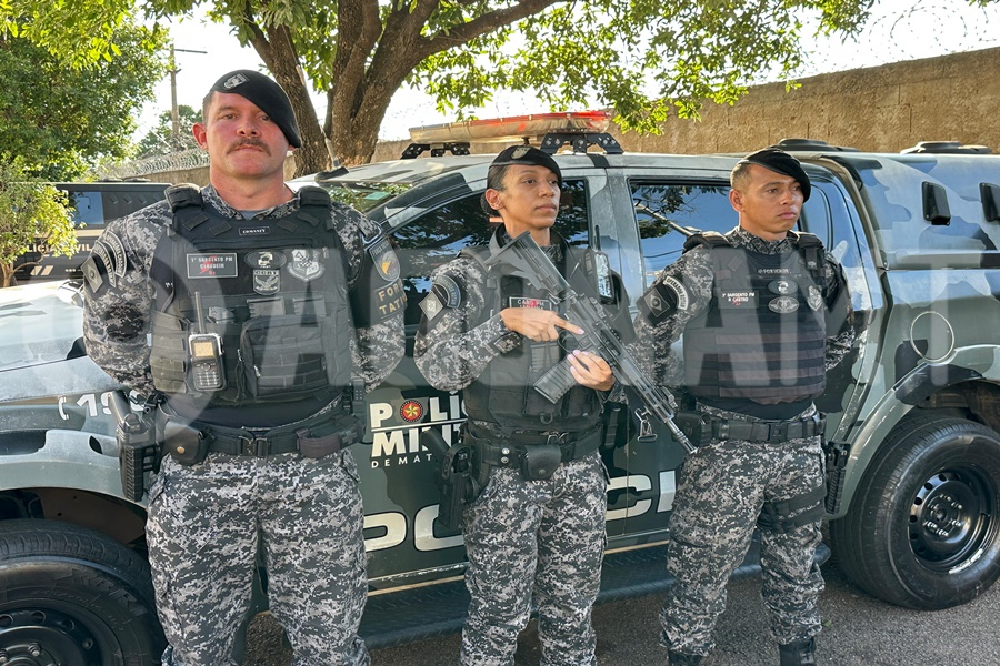 Imagem: Equipe da Forca Tatica Força Tática cumpre mandado e captura foragido condenado a mais de uma década de detenção