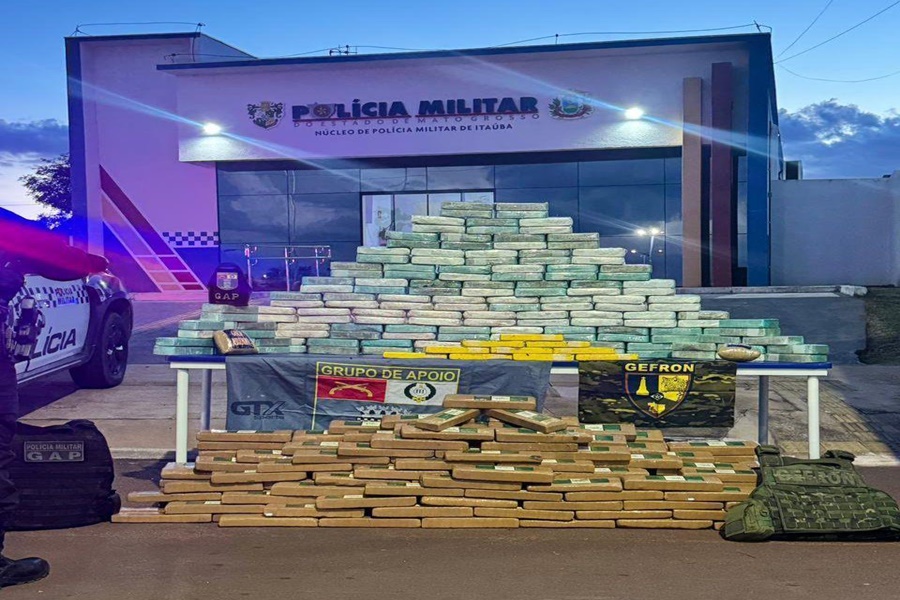 Imagem: Gefron Neste ano Gefron já apreendeu quase 2 toneladas de drogas; prejuízo de R$ 33 milhões para as facções Imagem: Gefron Neste ano Gefron já apreendeu quase 2 toneladas de drogas; prejuízo de R$ 33 milhões para as facções