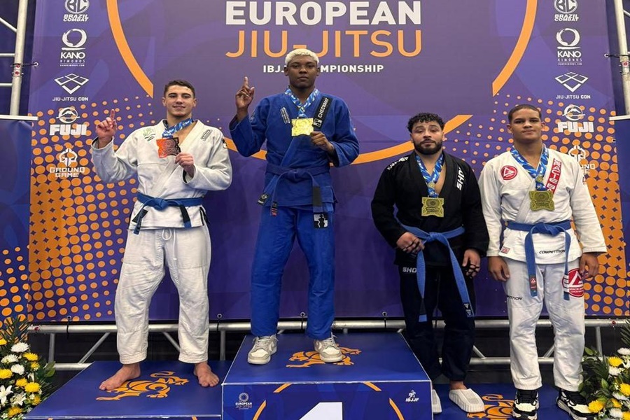 Imagem: JIU JITSU Atleta de Jiu-Jitsu da Rotam conquista medalha de ouro em campeonato europeu