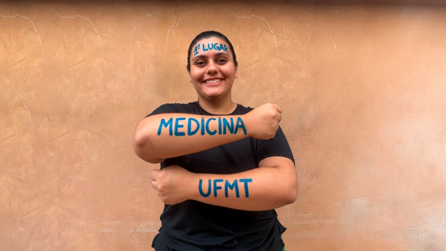 Imagem: Medicina UFMT Estudante da rede estadual passa em 1º lugar para Medicina na UFMT