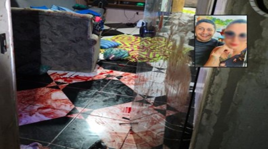 Imagem: O caso aconteceu em Nortelandia Adolescente tenta intervir em briga e vê mãe sendo golpeada com 15 facadas pelo companheiro