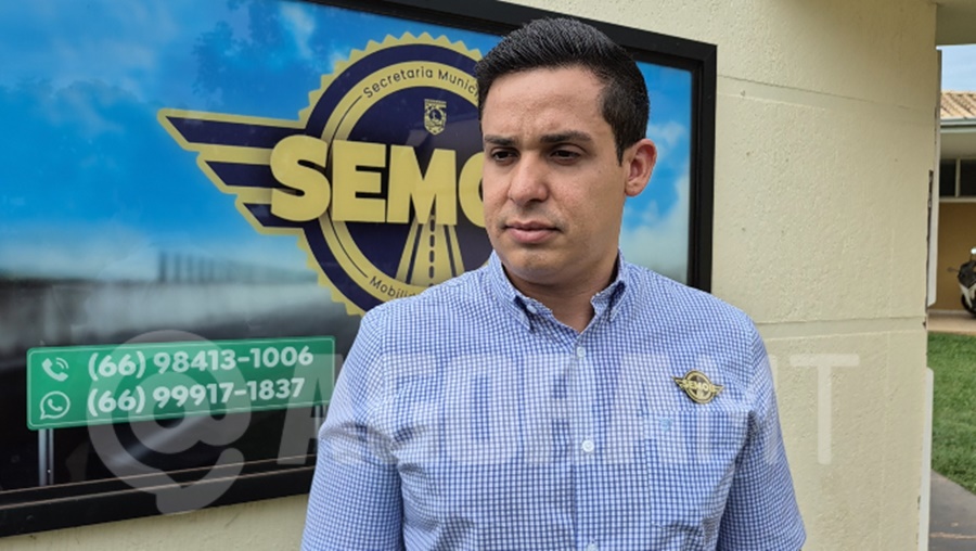 Imagem: Secretario de mobilidade urbana Thales Tati Secretário de Mobilidade Urbana informa que fiscalização eletrônica será reativada nos próximos dias