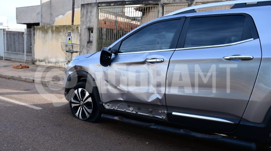 Imagem: VIDEO SITE 2 2 Colisão entre carro e moto deixa jovem de 19 anos ferida no Jardim Monte Libano