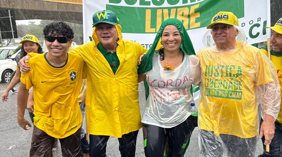 Imagem: WELLINGTON 2 Wellington Fagundes pede justiça e liberdade ao se unir a Nikolas Ferreira na Caminhada pela Liberdade