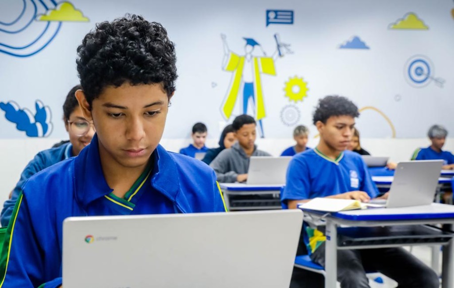 Imagem: estudantes de escola estadual Mato Grosso tem maior salto na educação e figura entre as dez melhores do Brasil