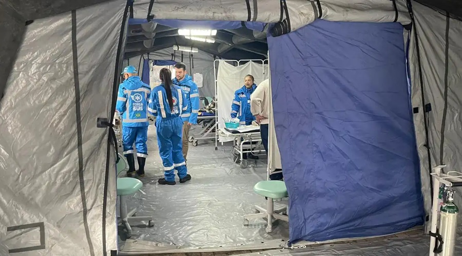 Imagem: forca nacional do SUS 2 Ministério da Saúde envia equipe para monitorar o cenário sanitário na fronteira com a Venezuela Imagem: forca nacional do SUS 2 Ministério da Saúde envia equipe para monitorar o cenário sanitário na fronteira com a Venezuela