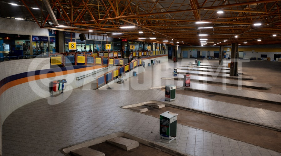 Imagem: oudv Suspeito é detido após ameaçar funcionário e danificar patrimônio no Terminal Rodoviário de Rondonópolis