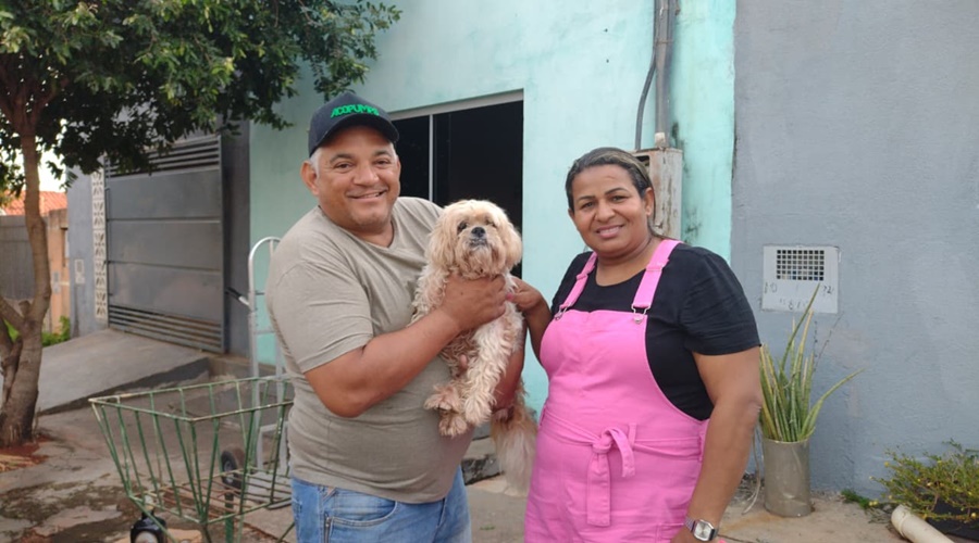 Imagem: paisdv Após divulgação de matéria, Marcão localiza tutora de cachorro encontrado na Rua José Barriga