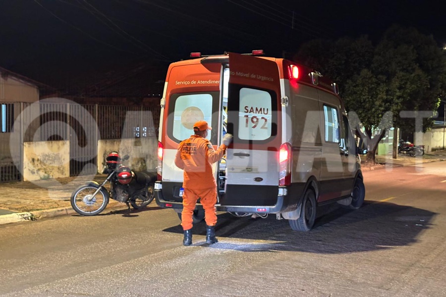 Imagem: A vitima foi encaminhada para a UPA Acidente entre motos na Vila União deixa jovem ferido; local é bem sinalizado