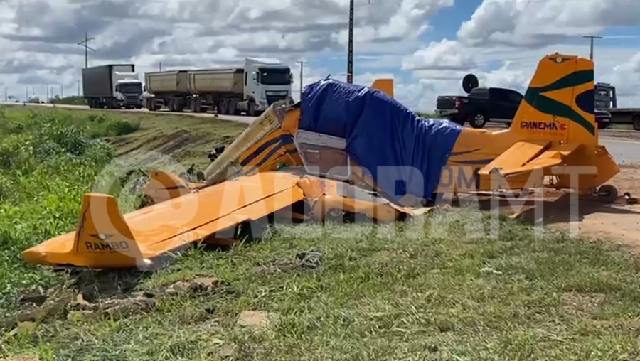 Imagem: Aeronave caiu em Primavera do Leste Piloto de 24 anos morre em queda de avião agrícola nas proximidades da BR-070 em Primavera do Leste Imagem: Aeronave caiu em Primavera do Leste Piloto de 24 anos morre em queda de avião agrícola nas proximidades da BR-070 em Primavera do Leste