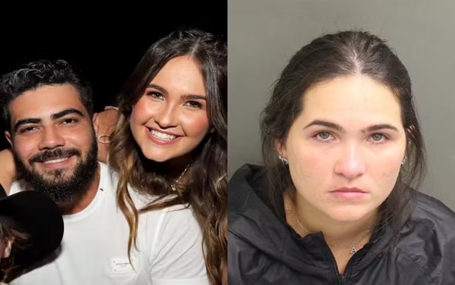 Imagem: Amanda esposa do Henrique Amanda Vasconcelos, esposa do sertanejo Henrique que faz dupla com Juliano, é presa nos EUA