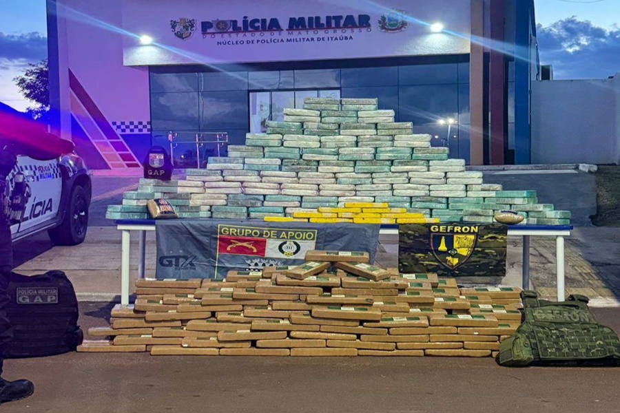 Imagem: Drogas apreendidas Polícia Militar registra aumento de 19% em número de apreensões de drogas em janeiro deste ano