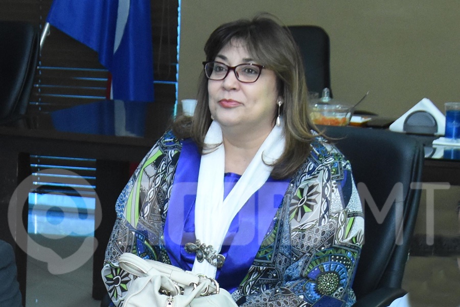 Imagem: Juiza Milene Aparecida Pereira Beltramini Juíza de Rondonópolis Milene Beltramini participa de fórum internacional nos EUA