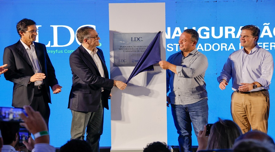 Imagem: LDC Rondonópolis recebe investimento milionário com inauguração de complexo de fertilizantes e algodão