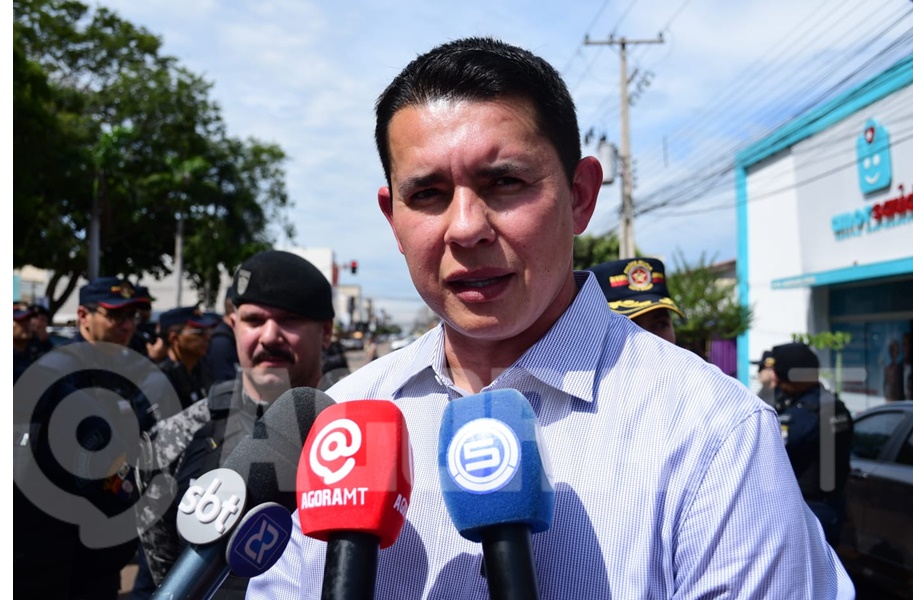 Imagem: Leandro Weber Viegas vice presidente Acir setor industrias Força Total e Centro Seguro | PM mobiliza cerca de 500 militares em operações simultâneas em Rondonópolis