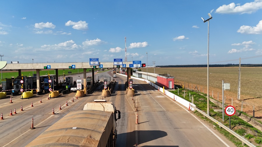 Imagem: POSTO PEDAGIO Para evitar excessos de velocidade, radares passam a autuar infrações nas praças de pedágio da BR-163
