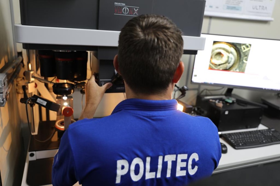 Imagem: Politec Politec identifica mais de 90 armas utilizadas em crimes com apoio do Sistema Nacional de Análise Balística