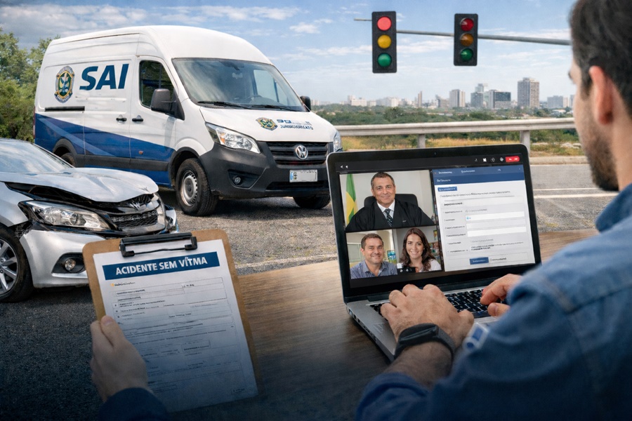 Imagem: SERVICO DE ATENDIMENTO IMEDIATO TJMT lança Serviço de Atendimento Imediato virtual para acidentes de trânsito sem vítimas