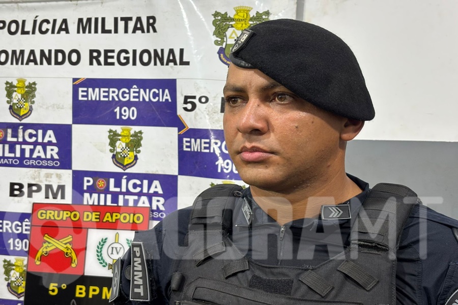 Imagem: Sargento Filho da PM GAP frustra fuga e prende em flagrante suspeito por tráfico de drogas no bairro Residencial Jardim Paiaguás Imagem: Sargento Filho da PM GAP frustra fuga e prende em flagrante suspeito por tráfico de drogas no bairro Residencial Jardim Paiaguás
