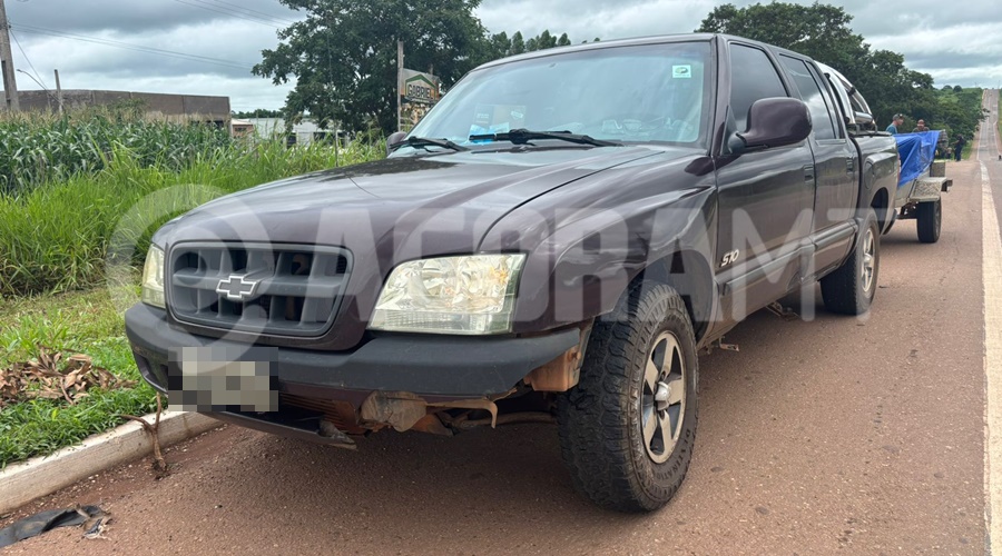 Imagem: WhatsApp Image 2026 02 25 at 09.31.51 Motociclista fica ferido em acidente envolvendo três veículos na MT-130 em Rondonópolis