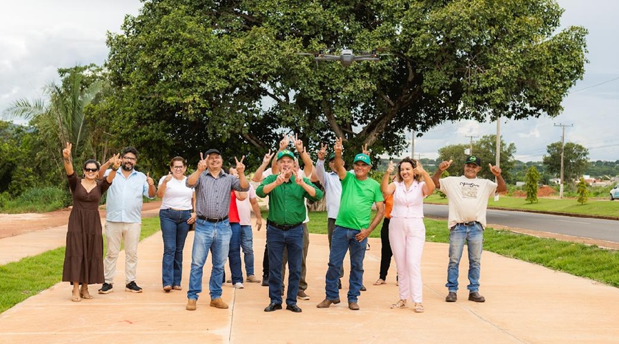 Imagem: wellington Pré-candidato ao governo, Wellington Fagundes visita obras no Araguaia