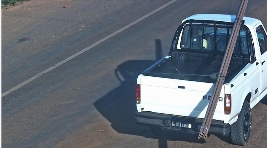 Imagem: Cminhonete recuperada Vigia Mais MT auxilia na recuperação de caminhonete Ford F1000 e na prisão de suspeito