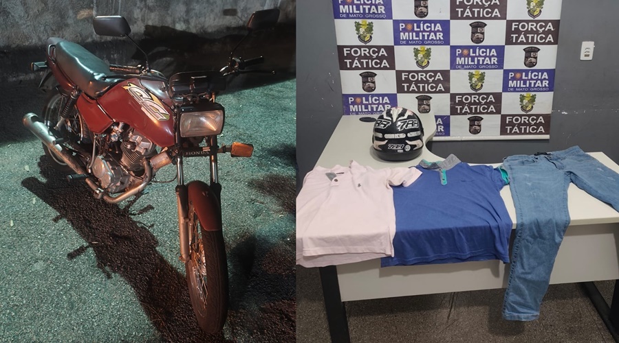 Imagem: KC FSBL Suspeito de série de roubos a comércios na região da Avenida Goiânia é preso pela Força Tática