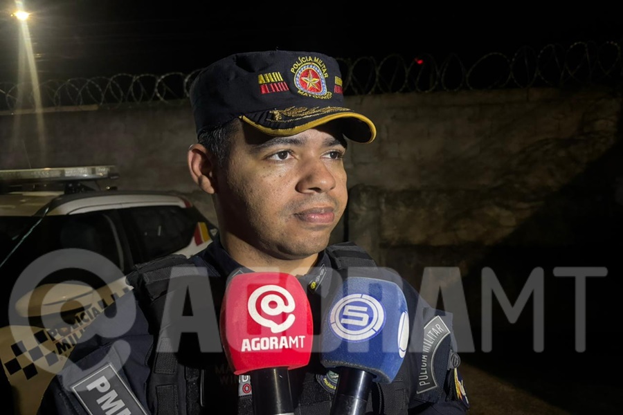 Imagem: Major Windsney subtenente da PM Suspeito por roubo entra em luta corporal com a vítima, fica ferido e é preso pela Polícia Militar