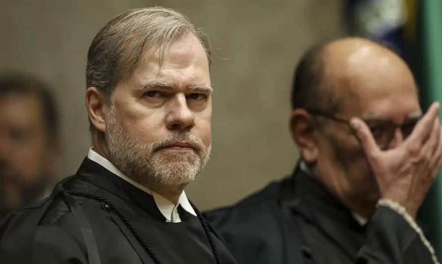 Imagem: Ministro Toffolli Toffoli se declara suspeito para julgar prisão de Vorcaro