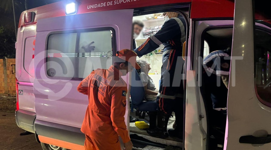 Imagem: SFBS Idoso é preso em flagrante por agredir esposa com cadeirada no Jardim Liberdade Imagem: SFBS Idoso é preso em flagrante por agredir esposa com cadeirada no Jardim Liberdade