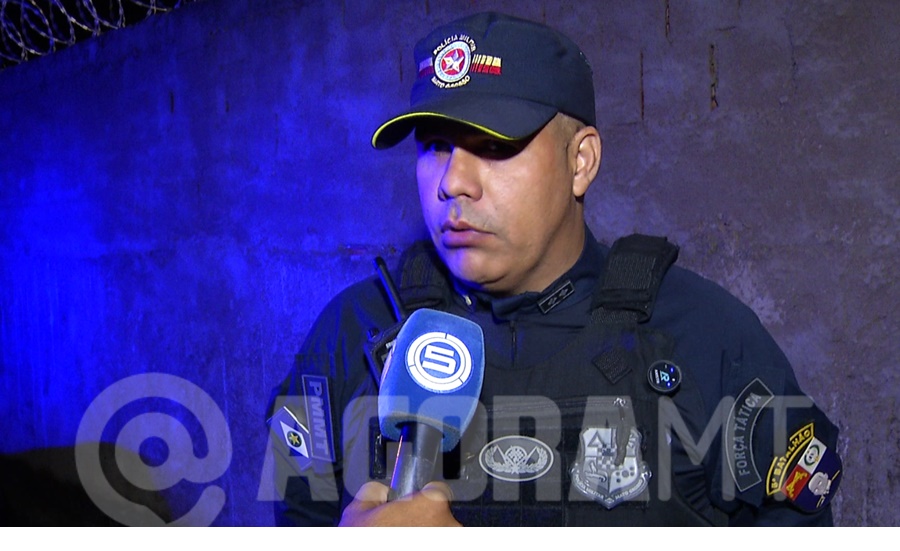 Imagem: Tenente Edmilson da Policia Militar 5º BPM age rápido, prende suspeitos e impede que cestas básicas abasteçam facção