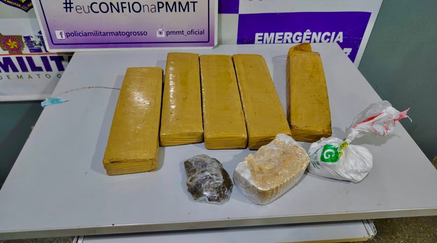 Imagem: WhatsApp Image 2026 03 07 at 06.58.33 Suspeito foge e abandona mochila com drogas durante patrulhamento na MT-270 em Guiratinga