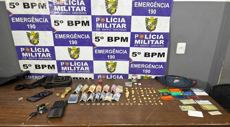 Imagem: WhatsApp Image 2026 03 07 at 10.37.42 Suspeitos de tráfico são detidos durante abordagem na região central de Rondonópolis