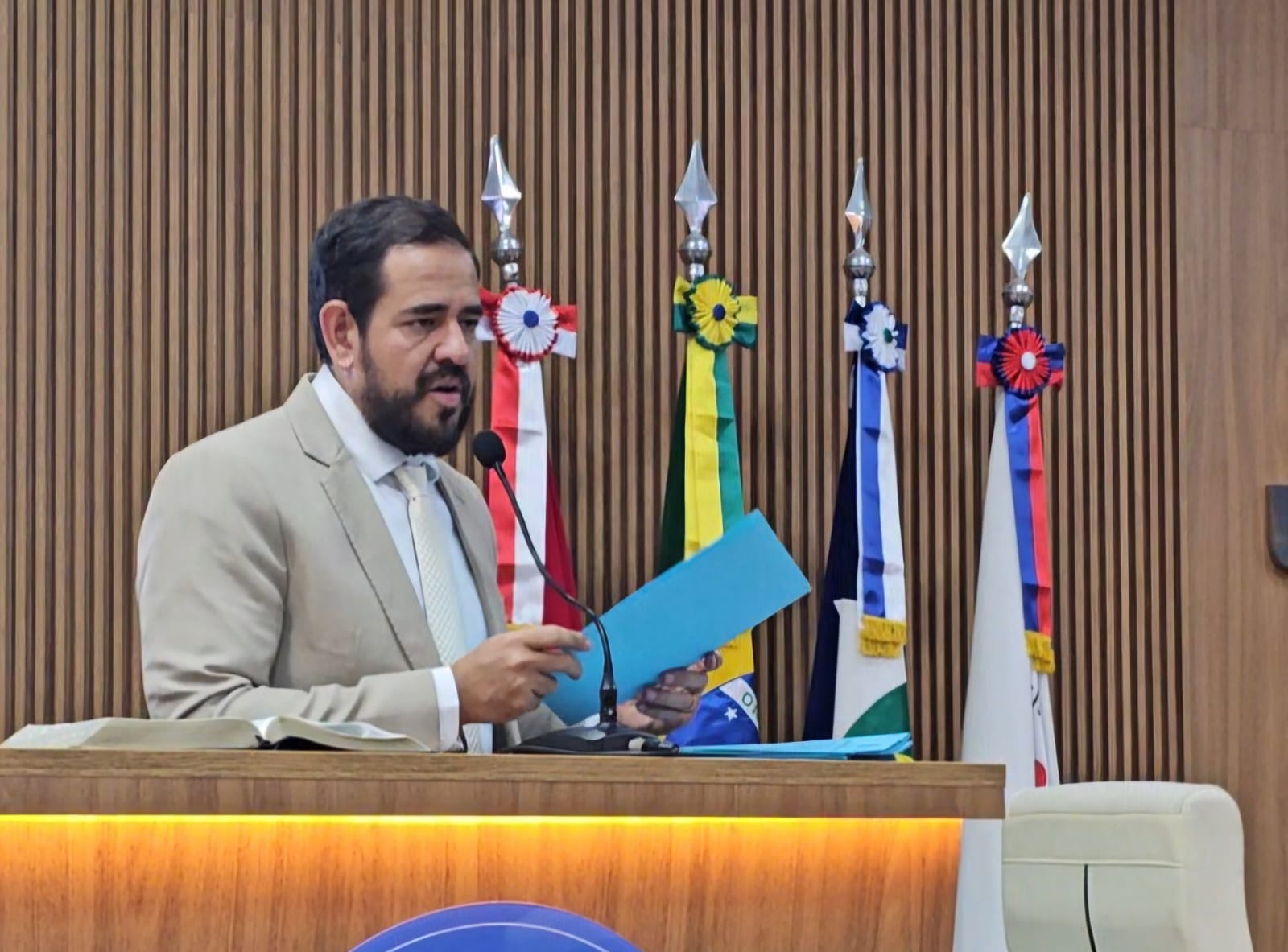 Imagem: WhatsApp Image 2026 03 10 at 14.44.13 Ibrahim Zaher deixa a função de líder do prefeito na Câmara