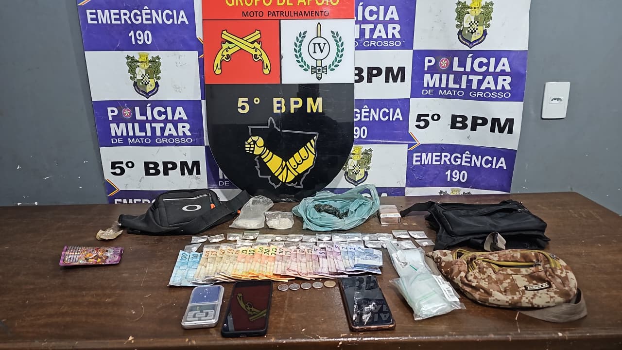 Imagem: WhatsApp Image 2026 03 23 at 15.48.48 Suspeito de tráfico é detido na Vila Canaã com drogas e dinheiro durante operação policial