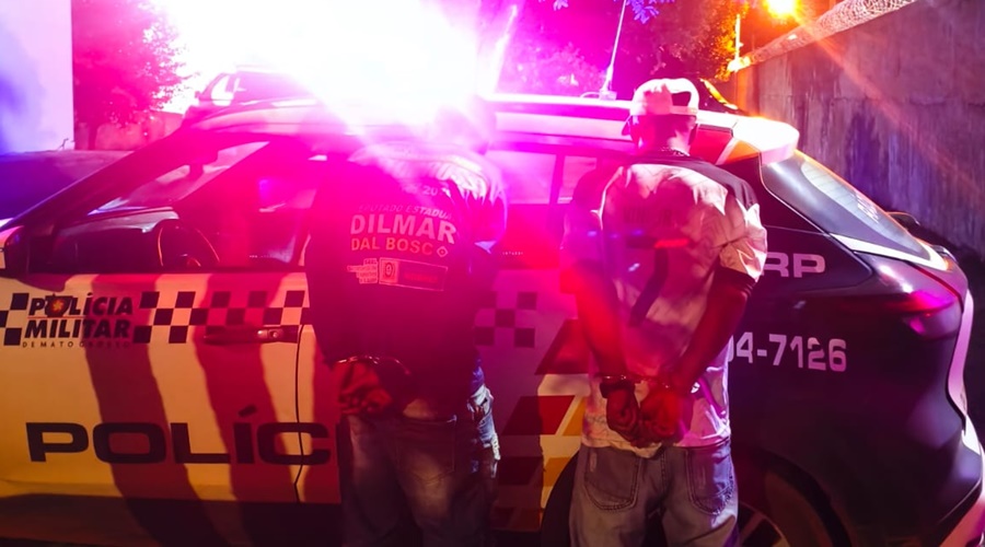 Imagem: ashv Dupla é identificada e presa após render idosa em casa e fazer transferência via PIX em Rondonópolis