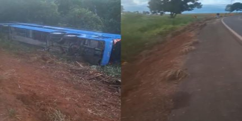 Imagem: cats 84 Ônibus tomba e deixa dois mortos na madrugada de hoje entre Barra do Garças e Nova Xavantina