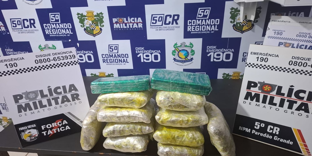 Imagem: cats 88 Durante operação, Força Tática prende suspeito com mais de 7 kg de entorpecentes na BR-070