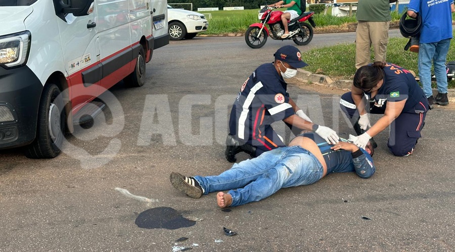 Imagem: cats 96 Manhã de quinta-feira começa com acidente entre motos no Anel Viário em Rondonópolis Imagem: cats 96 Manhã de quinta-feira começa com acidente entre motos no Anel Viário em Rondonópolis