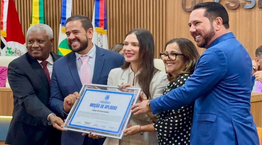 Imagem: janaina riva Câmara de Rondonópolis homenageia Janaina Riva pela atuação em defesa das mulheres