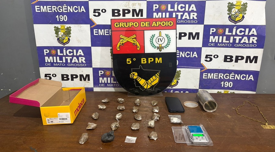 Imagem: kdhv Suspeito de tráfico de drogas é preso pela PM após denúncia de moradora na Vila Verde