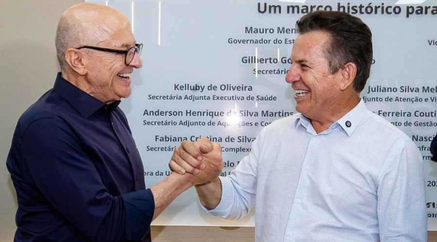 Imagem: mauro mendes 1 Mauro Mendes passa comando do Governo de MT para Otaviano Pivetta nesta terça-feira