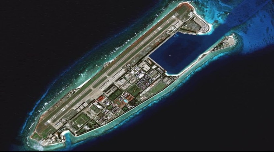 Imagem: AOUDJVN China está construindo ilha artificial capaz de resistir a explosões nucleares