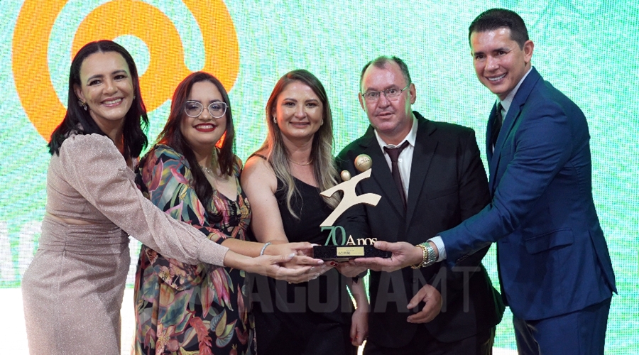 Imagem: Agora MT premio acir 2026 AgoraMT é eleito melhor portal de notícias de Rondonópolis no Prêmio ACIR Destaque Empresarial 2026